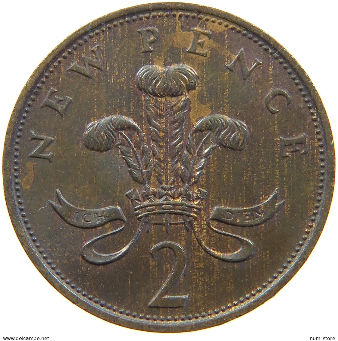 GREAT BRITAIN 2 PENCE 1979 Elisabeth II. (1952-) #s060 0733 - E. 2 Pence