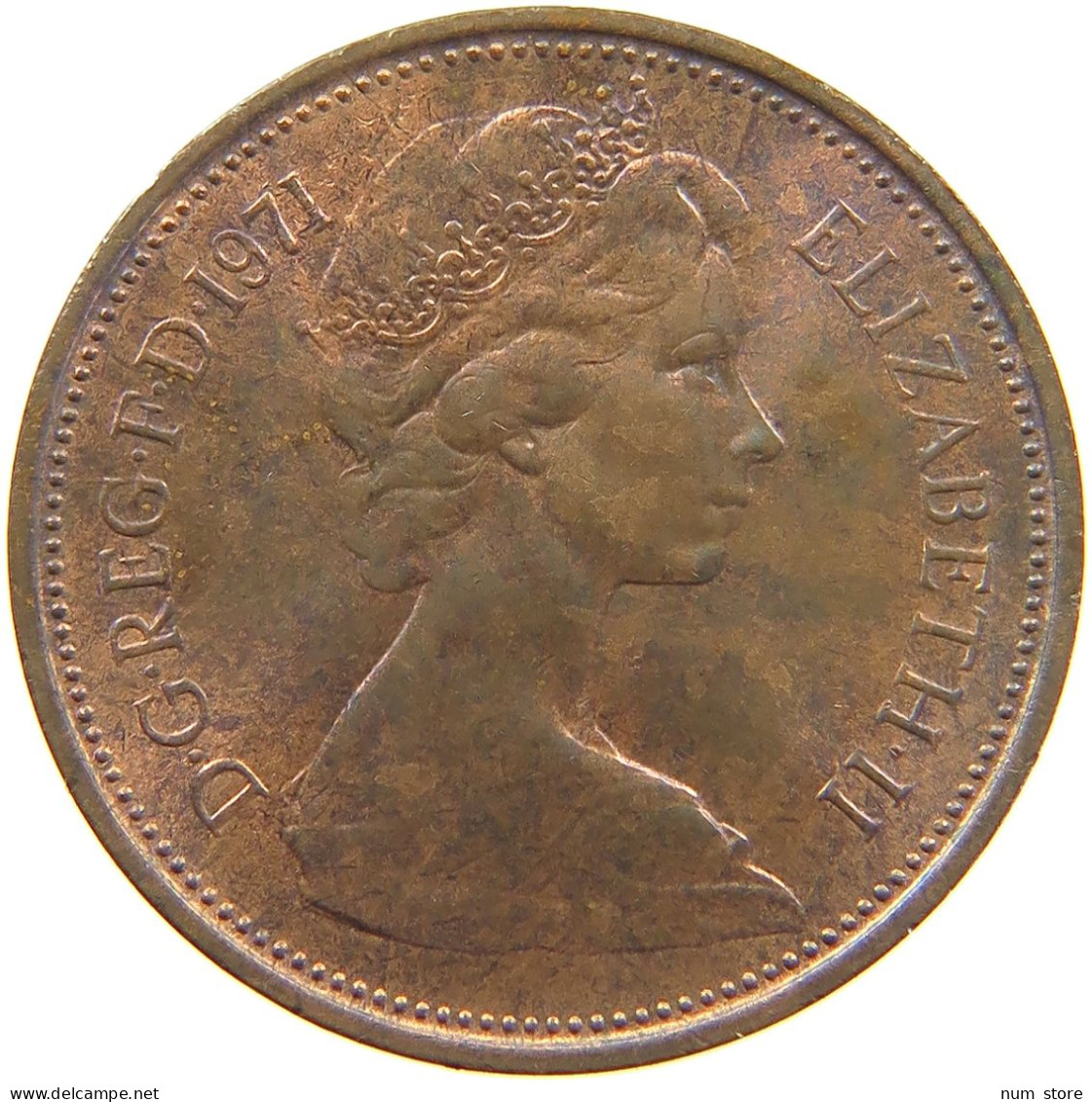 GREAT BRITAIN 2 PENCE 1971 Elisabeth II. (1952-) #s060 0775 - E. 2 Pence