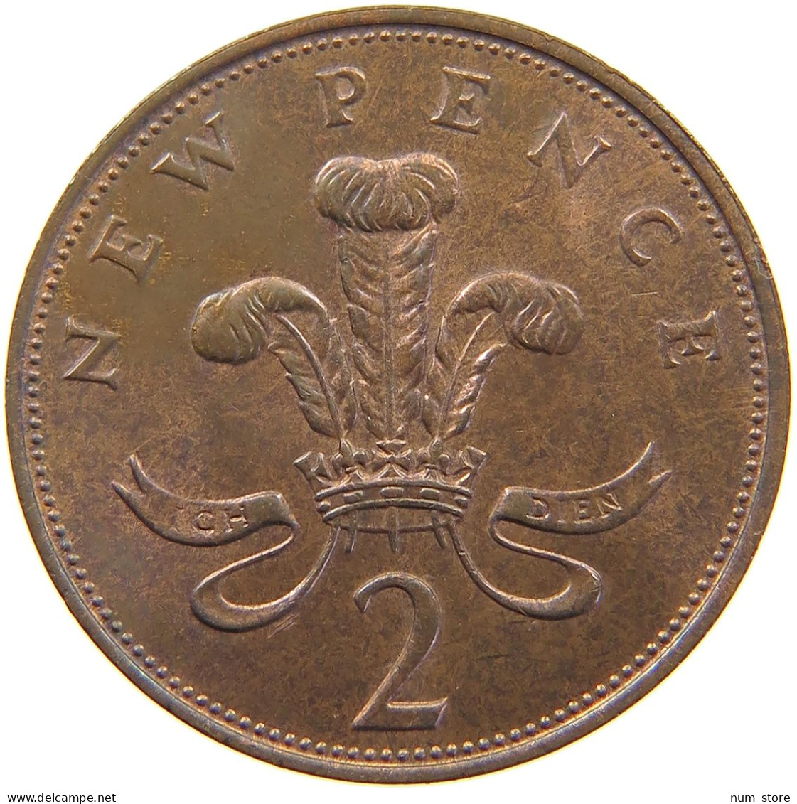 GREAT BRITAIN 2 PENCE 1971 Elisabeth II. (1952-) #s060 0777 - E. 2 Pence