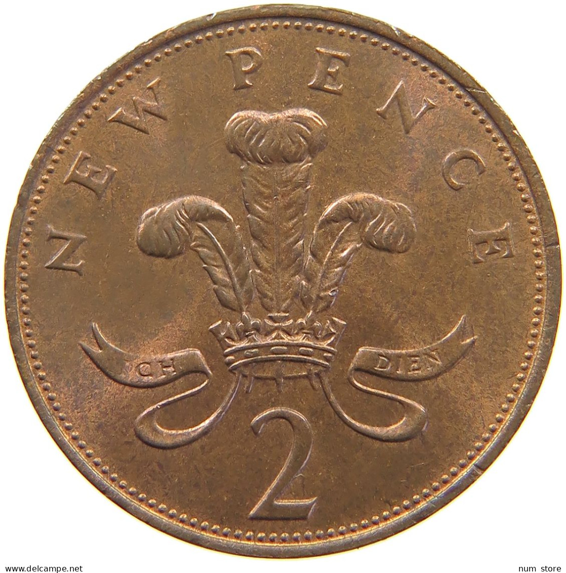 GREAT BRITAIN 2 PENCE 1971 Elisabeth II. (1952-) #s060 0759 - E. 2 Pence