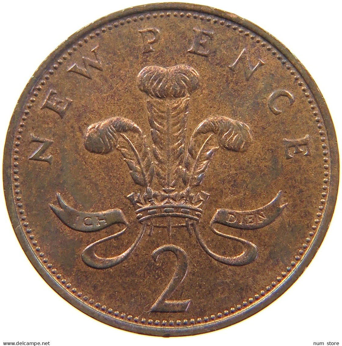 GREAT BRITAIN 2 PENCE 1971 Elisabeth II. (1952-) #s060 0773 - E. 2 Pence