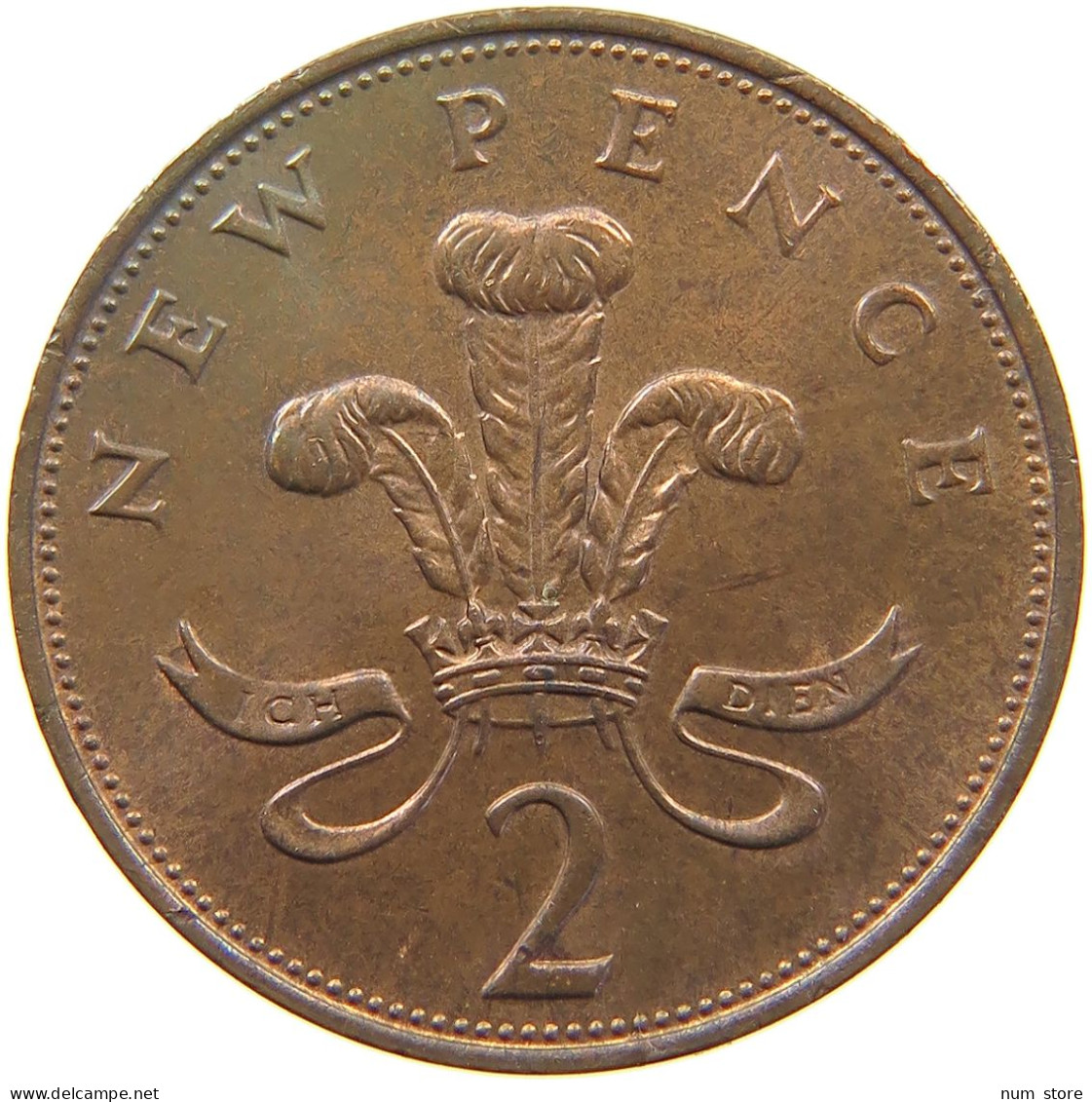 GREAT BRITAIN 2 PENCE 1971 Elisabeth II. (1952-) #s060 0747 - E. 2 Pence