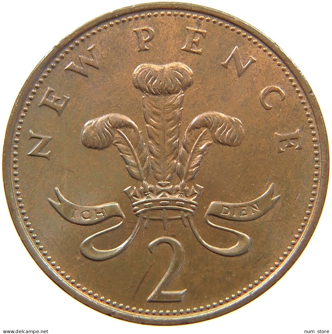 GREAT BRITAIN 2 PENCE 1971 Elisabeth II. (1952-) #s060 0749 - E. 2 Pence