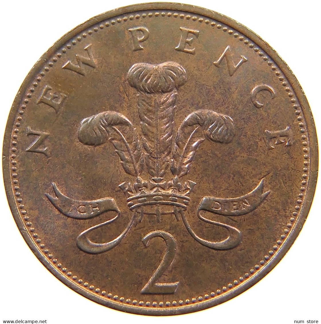 GREAT BRITAIN 2 PENCE 1971 Elisabeth II. (1952-) #s060 0743 - E. 2 Pence