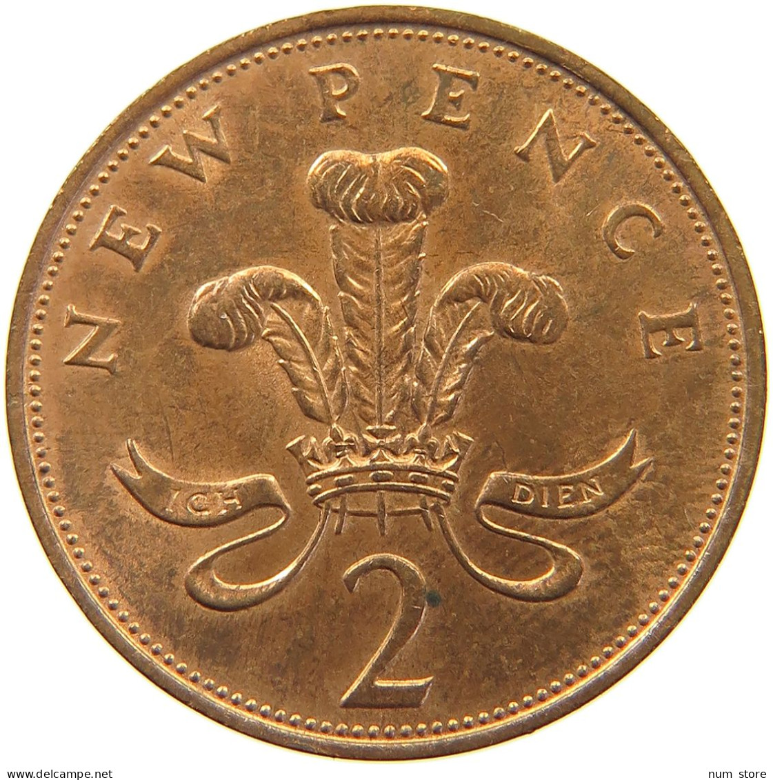 GREAT BRITAIN 2 PENCE 1971 Elisabeth II. (1952-) #s060 0729 - E. 2 Pence