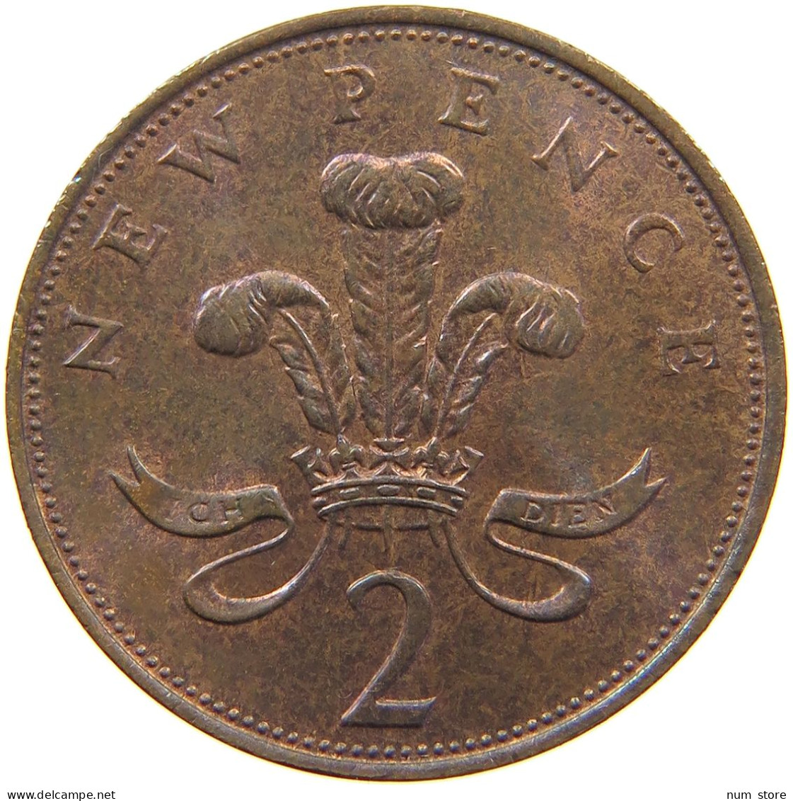 GREAT BRITAIN 2 PENCE 1971 Elisabeth II. (1952-) #s060 0741 - E. 2 Pence