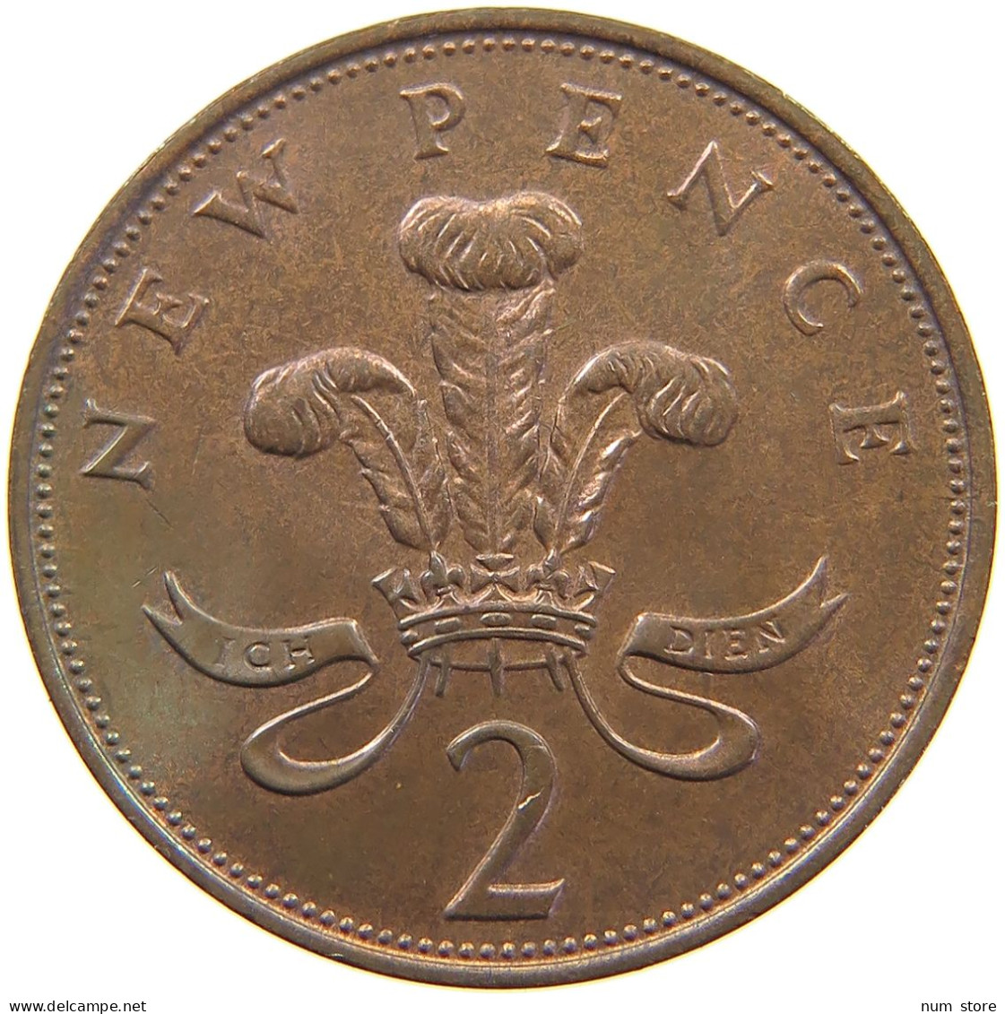 GREAT BRITAIN 2 PENCE 1971 Elisabeth II. (1952-) #s060 0737 - E. 2 Pence