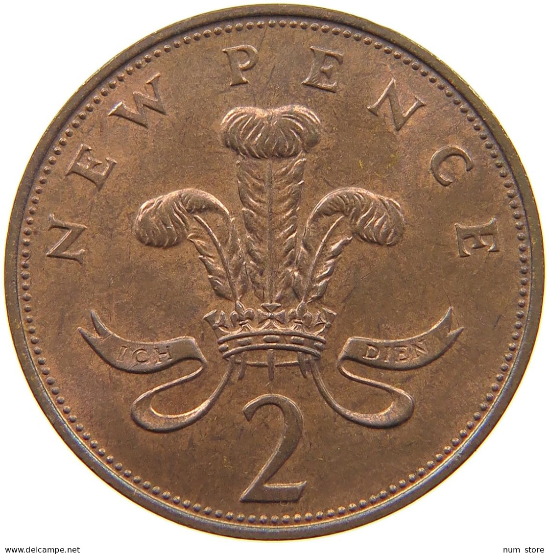 GREAT BRITAIN 2 PENCE 1971 Elisabeth II. (1952-) #s060 0721 - E. 2 Pence