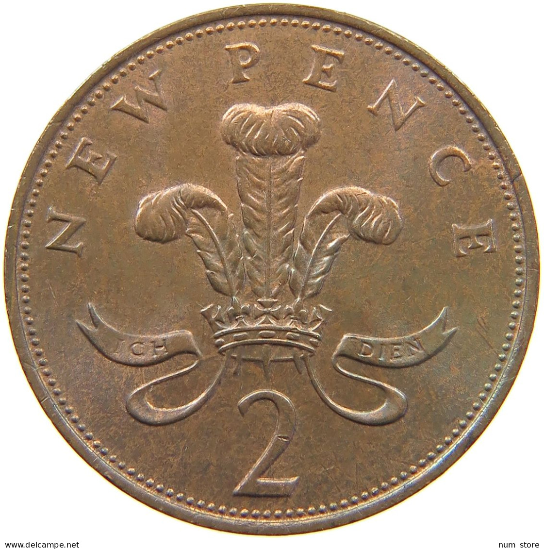 GREAT BRITAIN 2 PENCE 1971 Elisabeth II. (1952-) #s060 0719 - E. 2 Pence