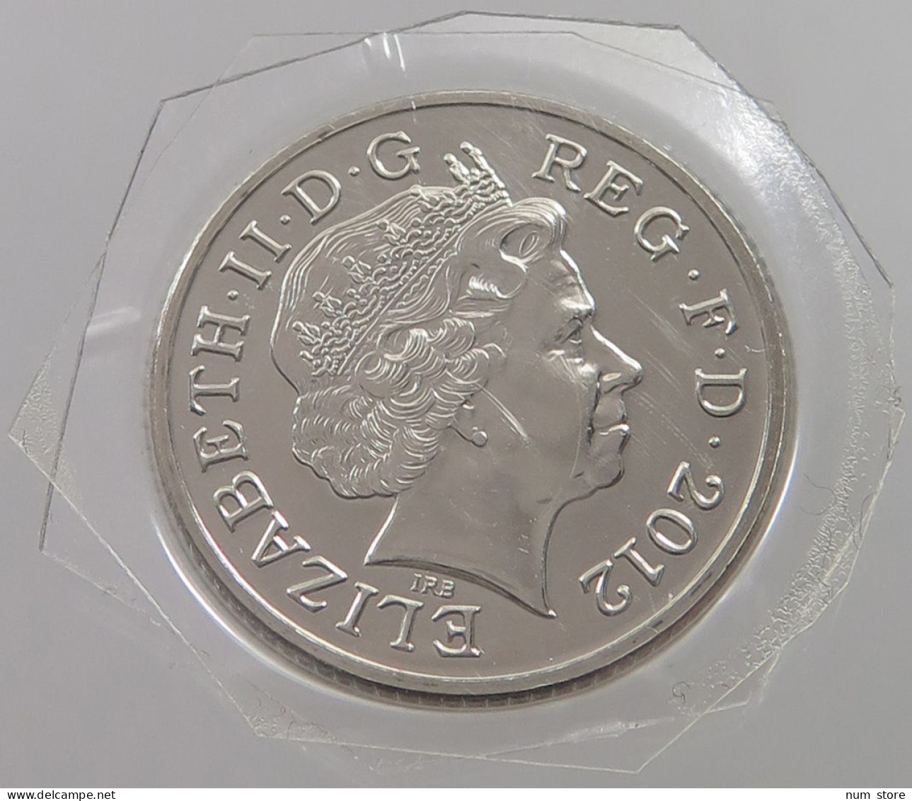 GREAT BRITAIN 10 PENCE 2012 Elisabeth II. (1952-) #alb035 0497 - 10 Pence & 10 New Pence