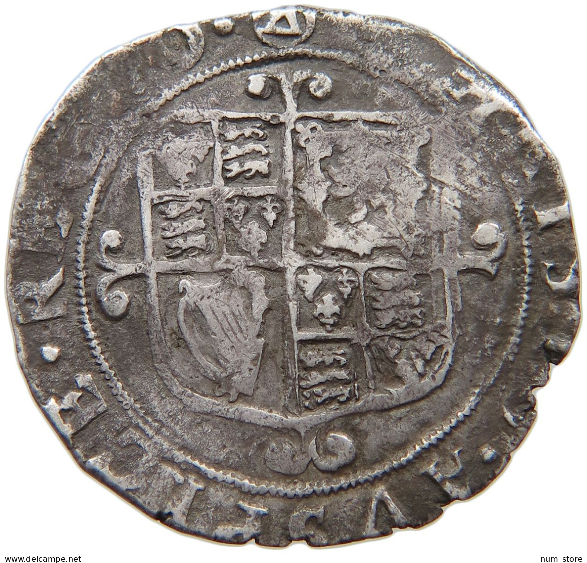 GREAT BRITAIN 12 PENCE  CHARLES I. (1625-1649) #t132 0121 - 1485-1662 : Tudor / Stuart