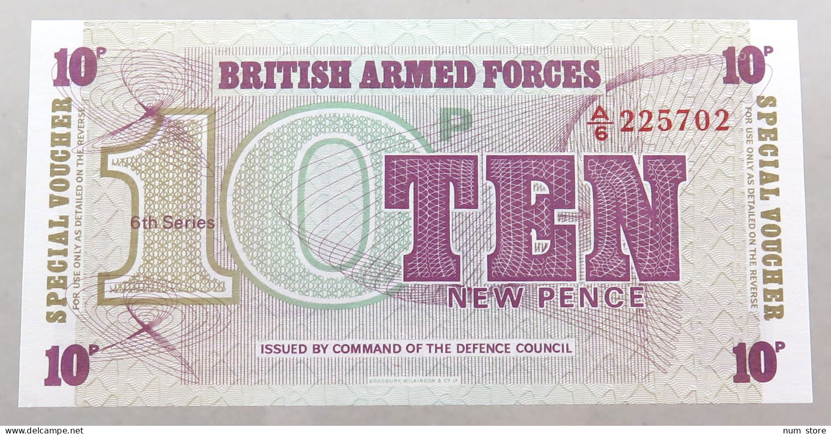 GREAT BRITAIN 10 PENCE  BRITISH ARMED FORCES #alb049 0127 - Forze Armate Britanniche & Docuementi Speciali