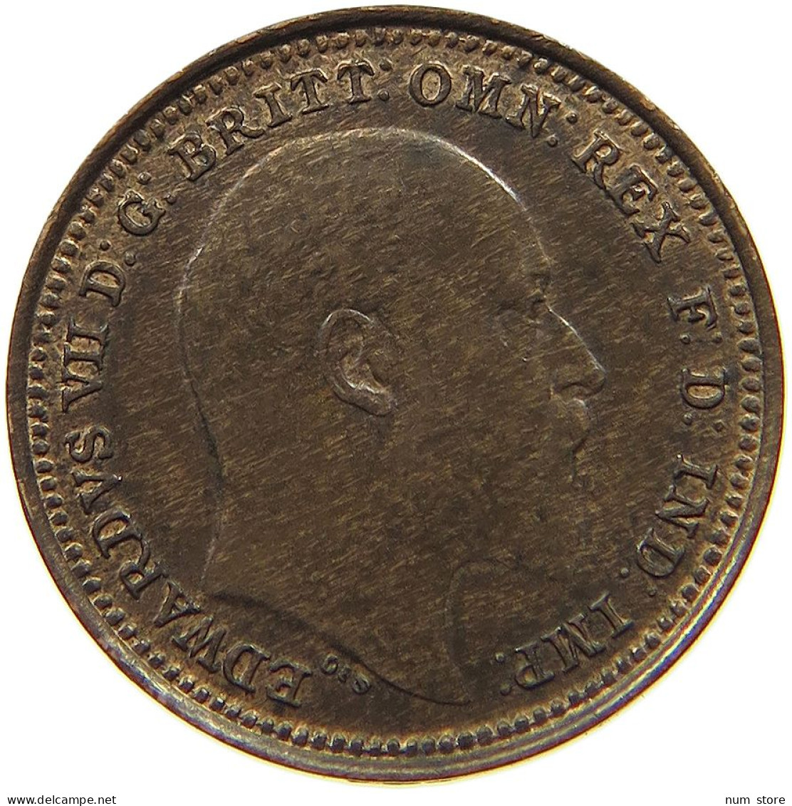 GREAT BRITAIN 1/3 FARTHING 1902 Edward VII., 1901 - 1910 #t058 0587 - A. 1/4 - 1/3 - 1/2 Farthing