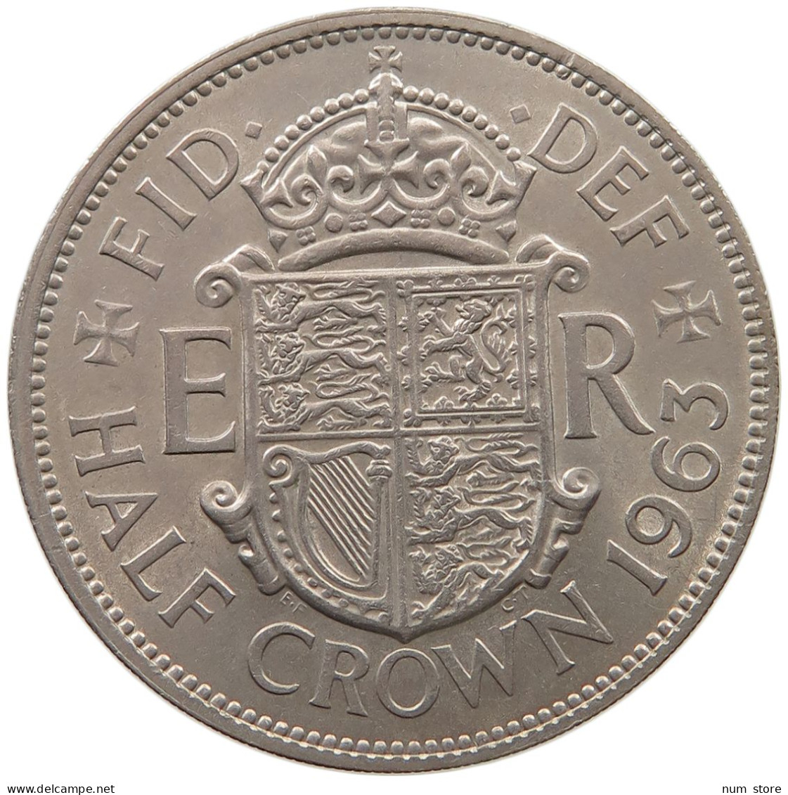 GREAT BRITAIN HALF CROWN 1963 Elisabeth II. (1952-) #a042 0351 - K. 1/2 Crown