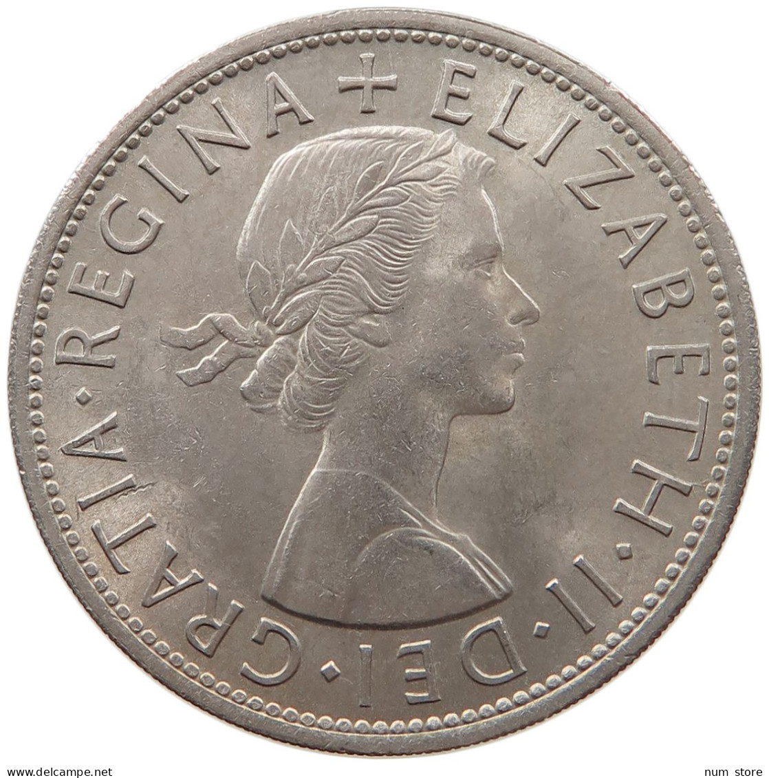 GREAT BRITAIN HALF CROWN 1961 Elisabeth II. (1952-) #s019 0045 - K. 1/2 Crown