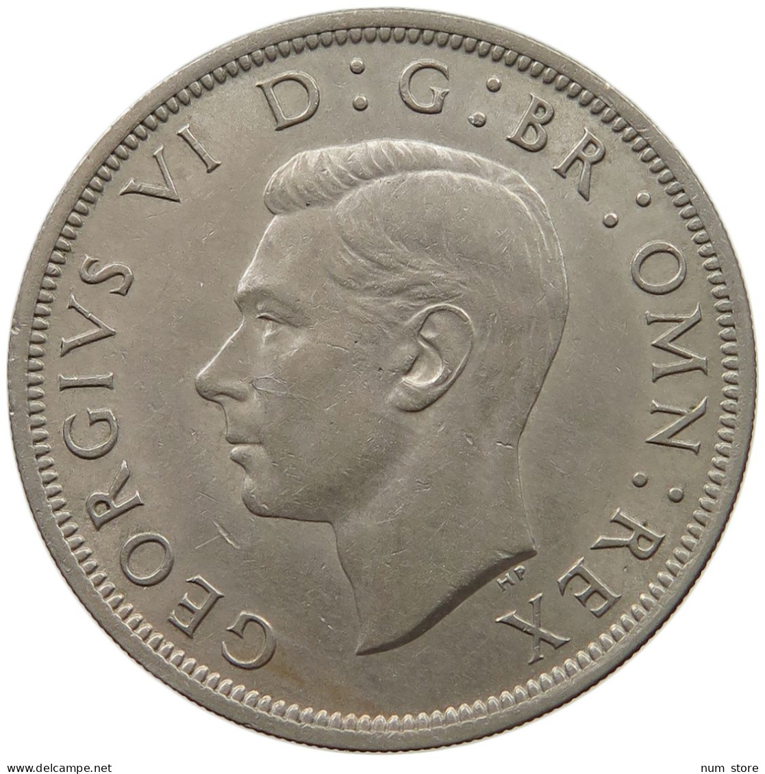 GREAT BRITAIN HALF CROWN 1948 George VI. (1936-1952) #s056 0035 - K. 1/2 Crown