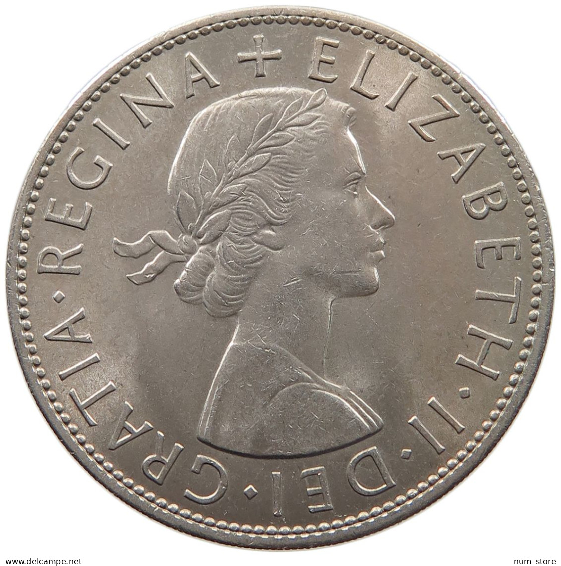 GREAT BRITAIN HALF CROWN 1966 Elisabeth II. (1952-) #c008 0459 - K. 1/2 Crown