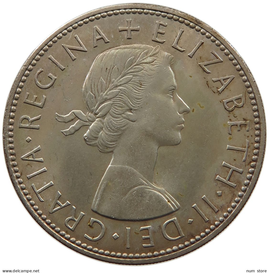 GREAT BRITAIN HALF CROWN 1962 Elisabeth II. (1952-) #c008 0455 - K. 1/2 Crown