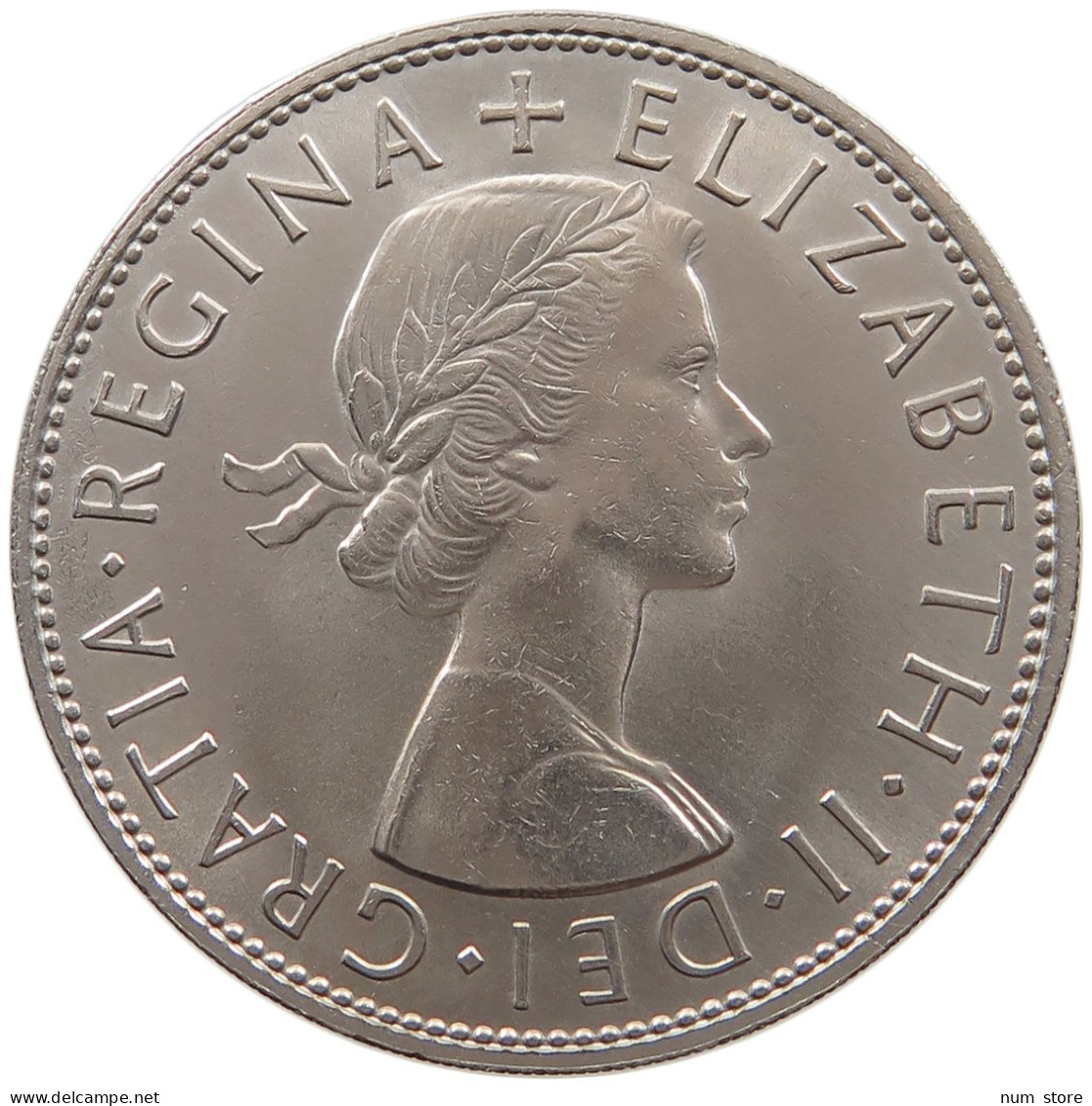 GREAT BRITAIN HALF CROWN 1966 Elisabeth II. (1952-) #a060 0575 - K. 1/2 Crown