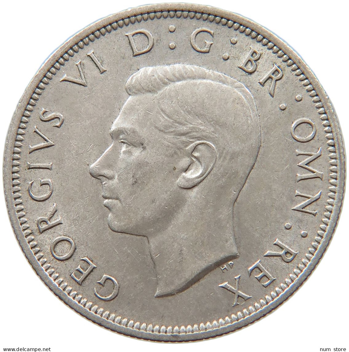 GREAT BRITAIN HALF CROWN 1946 George VI. (1936-1952) #s027 0245 - K. 1/2 Crown