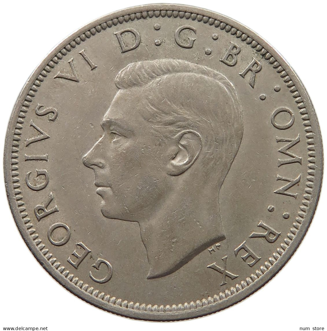 GREAT BRITAIN HALF CROWN 1948 George VI. (1936-1952) #c008 0445 - K. 1/2 Crown