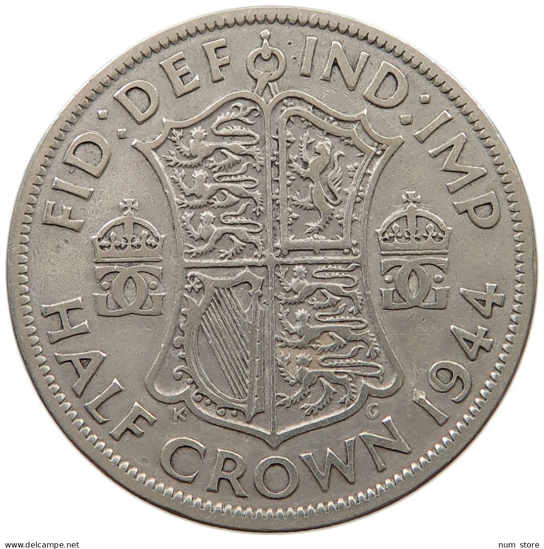 GREAT BRITAIN HALF CROWN 1944 George VI. (1936-1952) #c081 0545 - K. 1/2 Crown