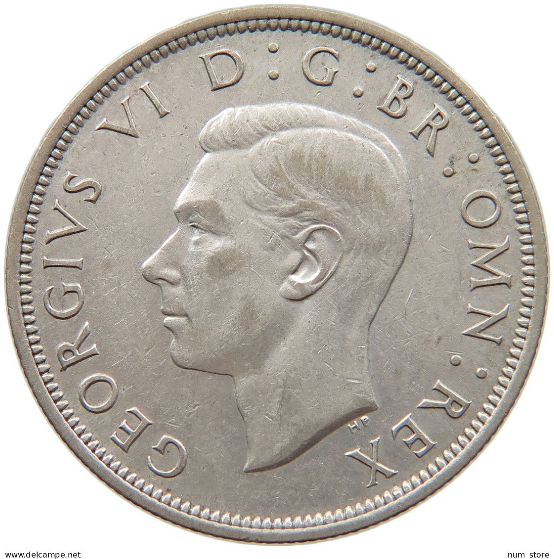 GREAT BRITAIN HALF CROWN 1943 George VI. (1936-1952) #s016 0181 - K. 1/2 Crown