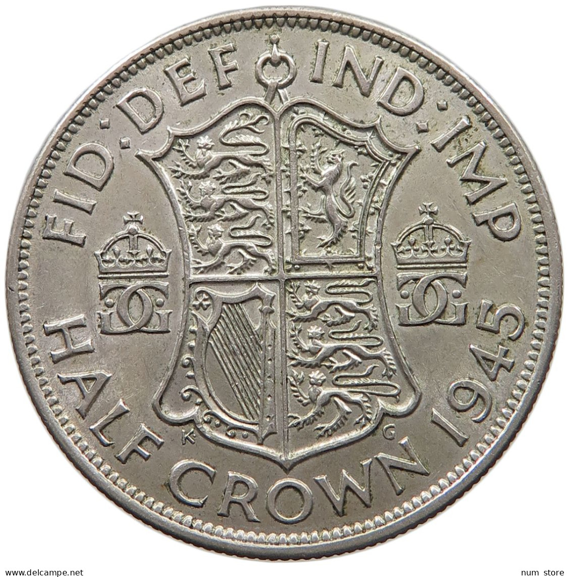 GREAT BRITAIN HALF CROWN 1942 George VI. (1936-1952) #c021 0207 - K. 1/2 Crown