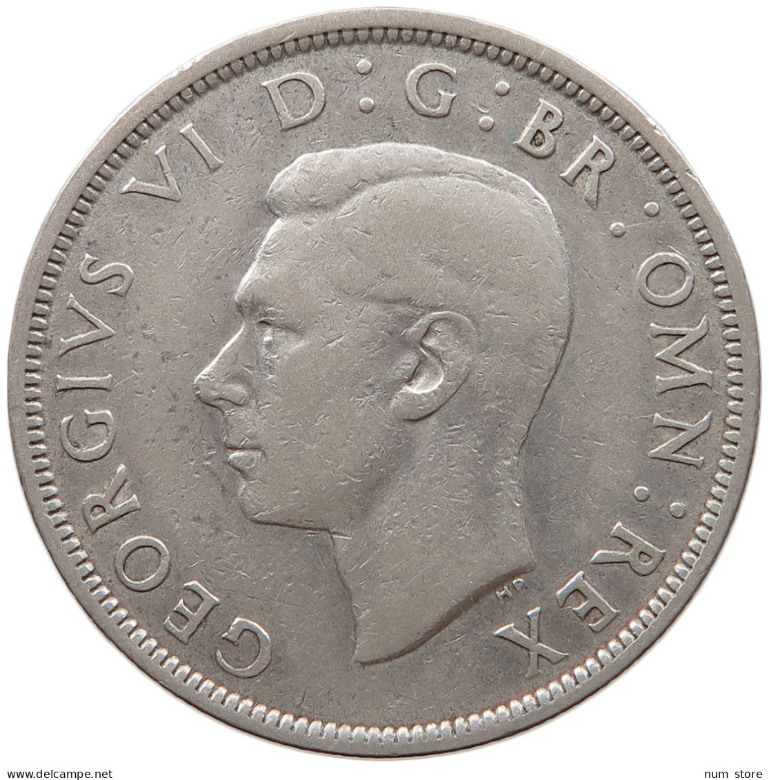 GREAT BRITAIN HALF CROWN 1942 George VI. (1936-1952) #s031 0013 - K. 1/2 Crown