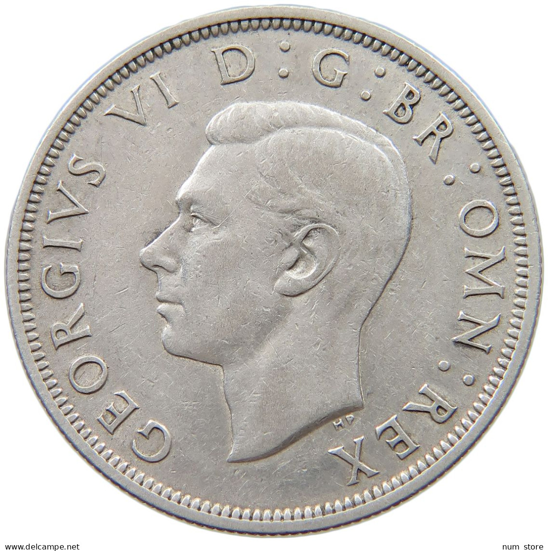GREAT BRITAIN HALF CROWN 1941 George VI. (1936-1952) #s048 0235 - K. 1/2 Crown