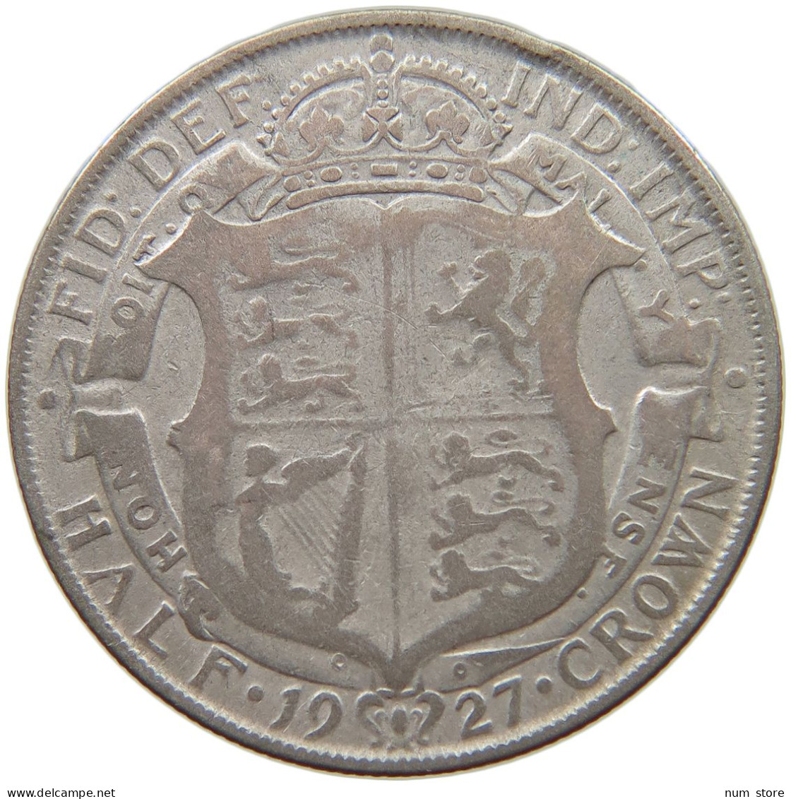 GREAT BRITAIN HALF CROWN 1923 George V. (1910-1936) #c049 0327 - K. 1/2 Crown