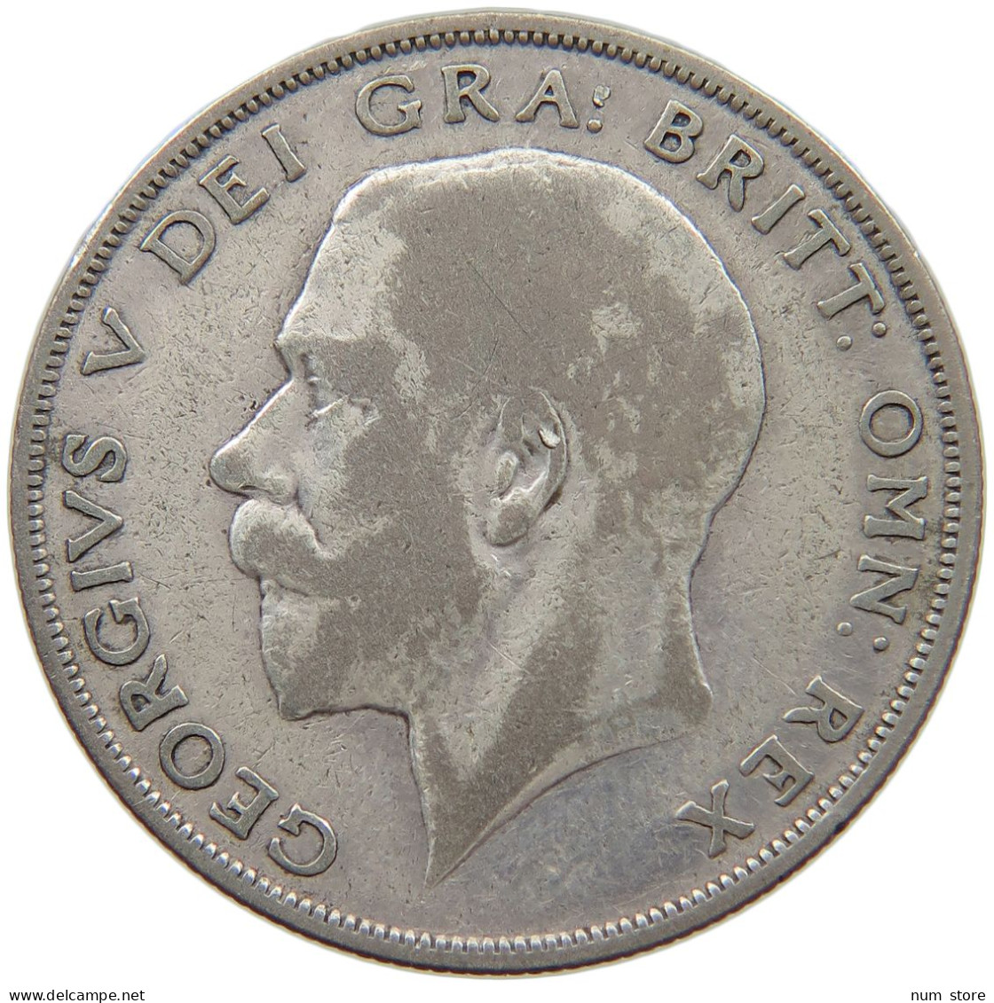 GREAT BRITAIN HALF CROWN 1923 George V. (1910-1936) #c014 0321 - K. 1/2 Crown