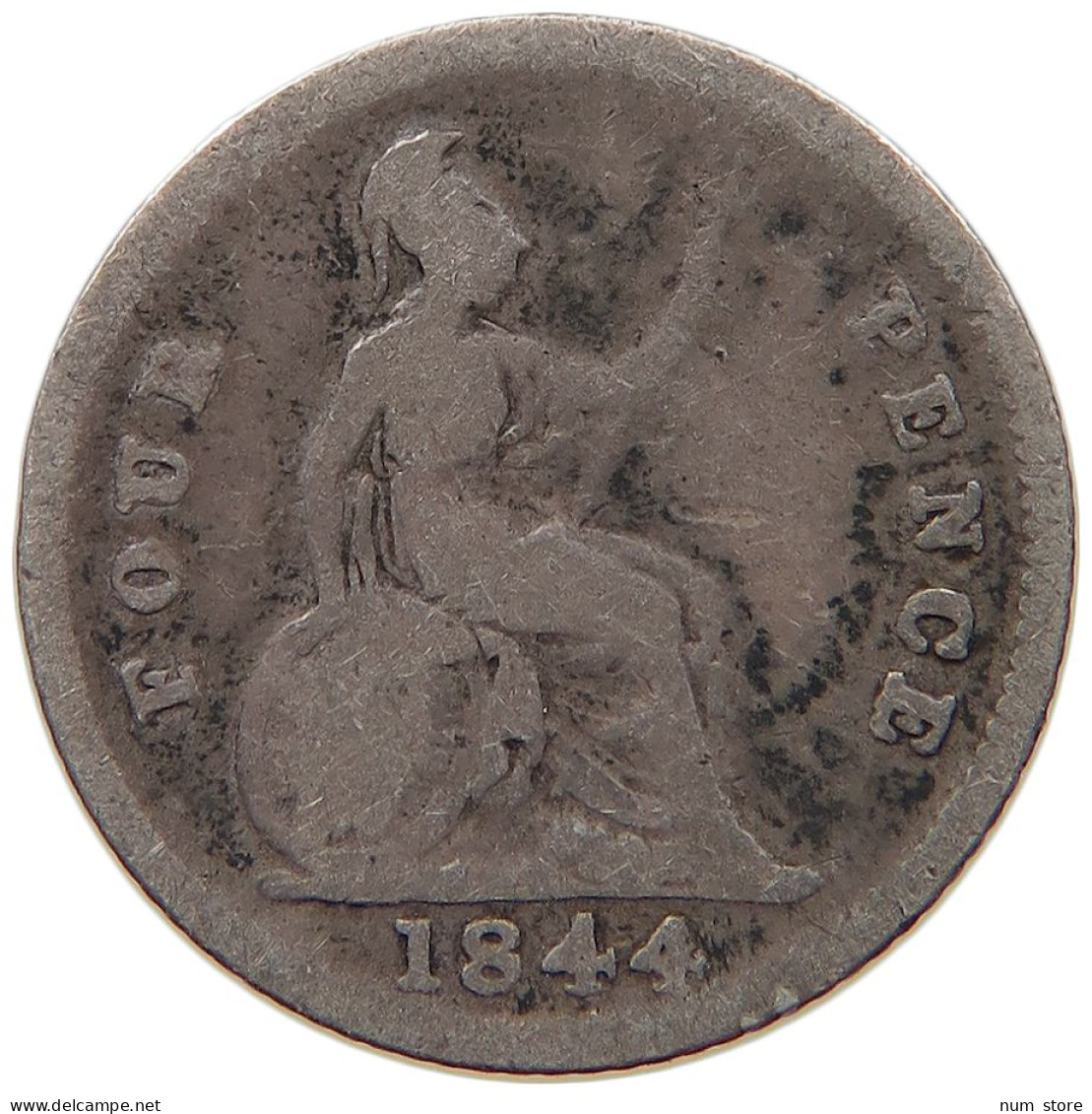 GREAT BRITAIN FOURPENCE 1844 Victoria 1837-1901 #s017 0125 - G. 4 Pence/ Groat