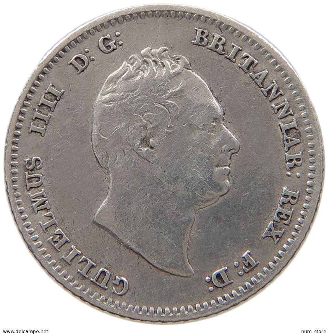 GREAT BRITAIN FOURPENCE 1836 WILLIAM IV. (1830-1837) #t158 0435 - G. 4 Pence/ Groat