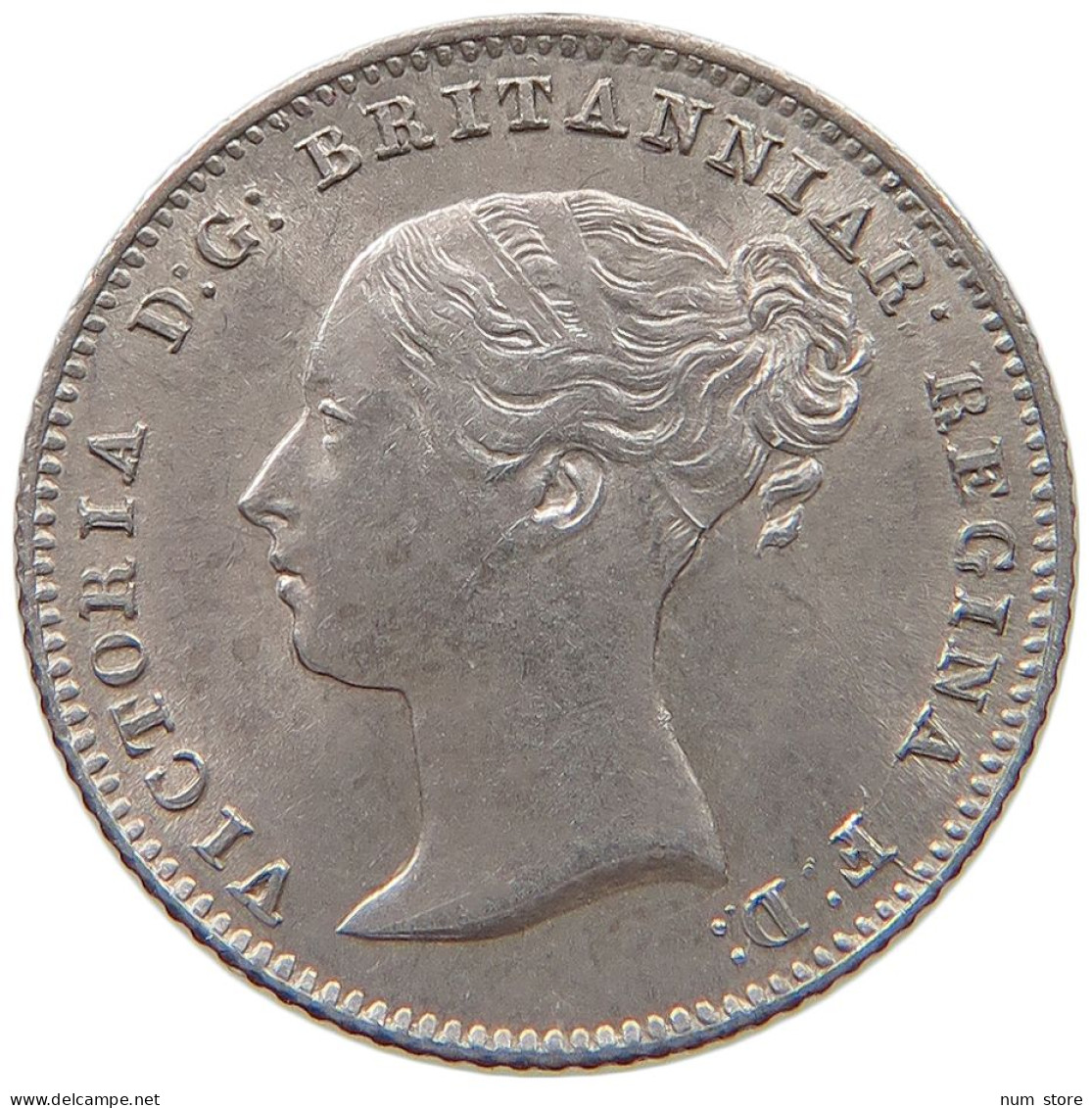 GREAT BRITAIN FOURPENCE 1838 Victoria 1837-1901 #t107 0473 - G. 4 Pence/ Groat