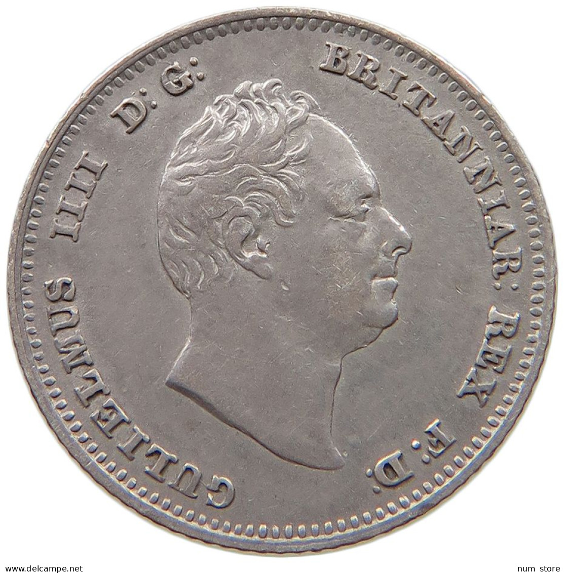 GREAT BRITAIN FOURPENCE 1836 WILLIAM IV. (1830-1837) #t092 0521 - G. 4 Pence/ Groat