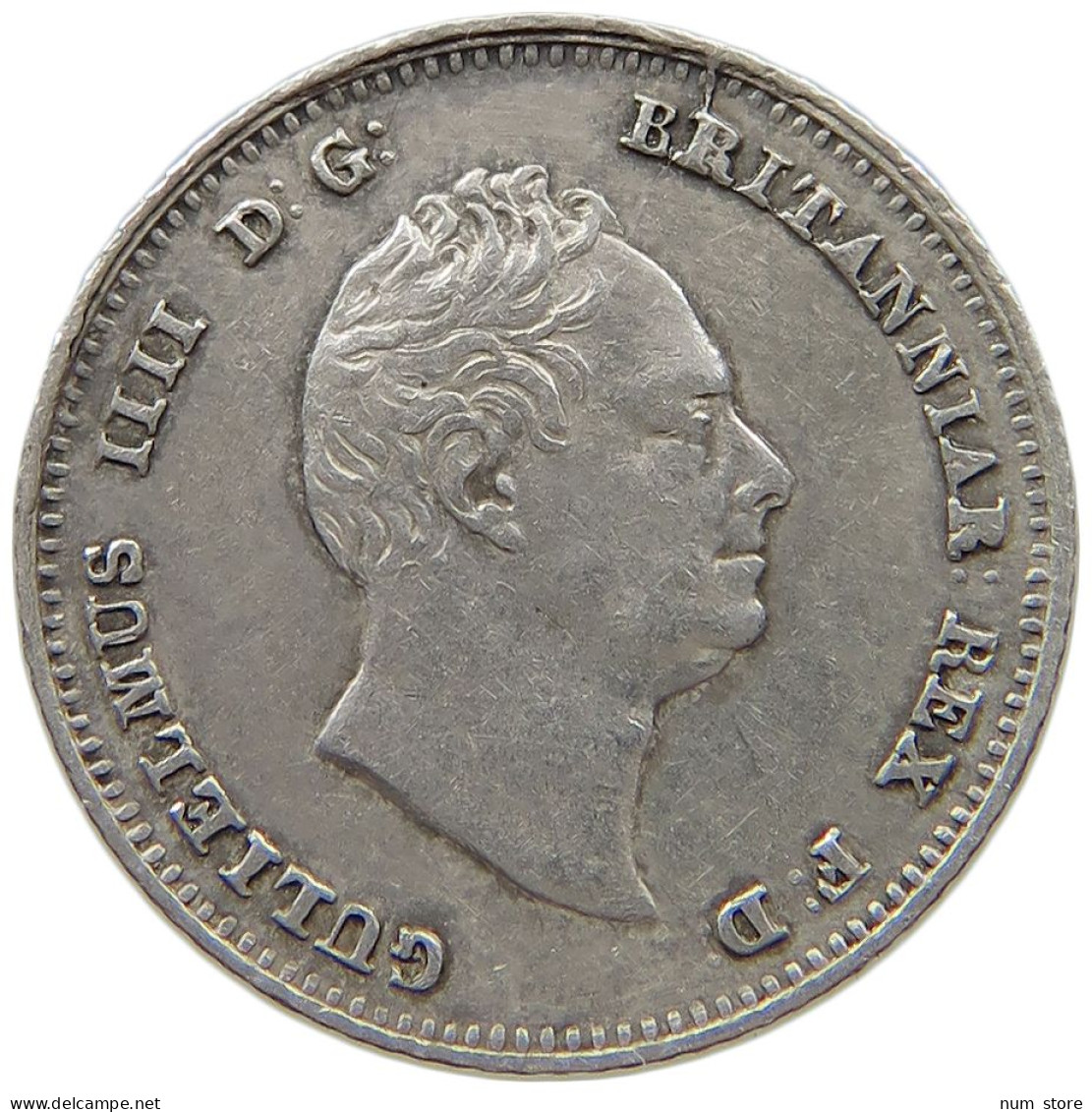 GREAT BRITAIN FOURPENCE 1836 WILLIAM IV. (1830-1837) #t148 0867 - G. 4 Pence/ Groat