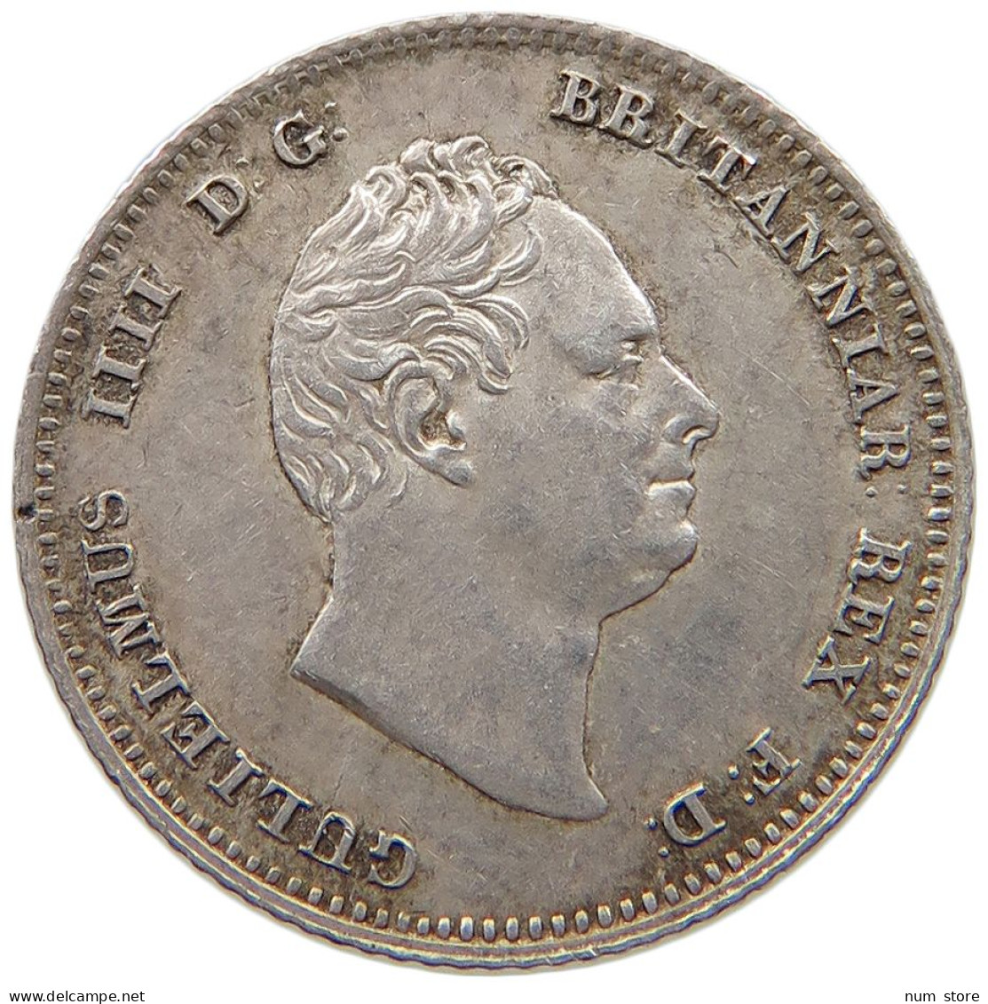 GREAT BRITAIN FOURPENCE 1836 WILLIAM IV. (1830-1837) #t082 0065 - G. 4 Pence/ Groat