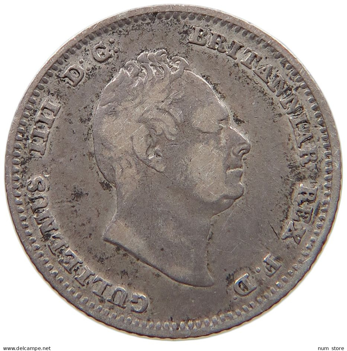 GREAT BRITAIN FOURPENCE 1836 WILLIAM IV. (1830-1837) #t082 0053 - G. 4 Pence/ Groat