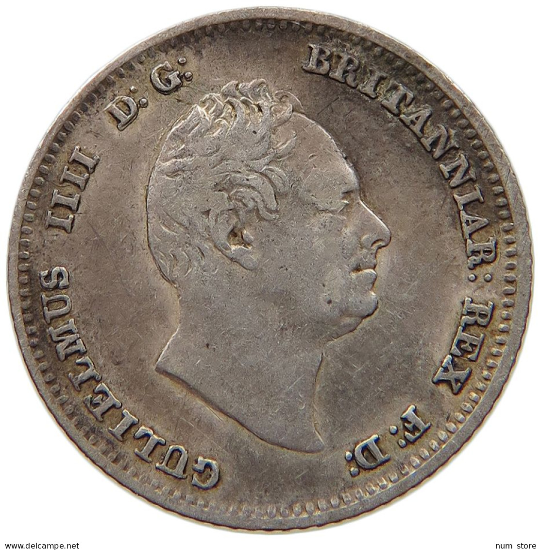 GREAT BRITAIN FOURPENCE 1836 WILLIAM IV. (1830-1837) #t082 0049 - G. 4 Pence/ Groat