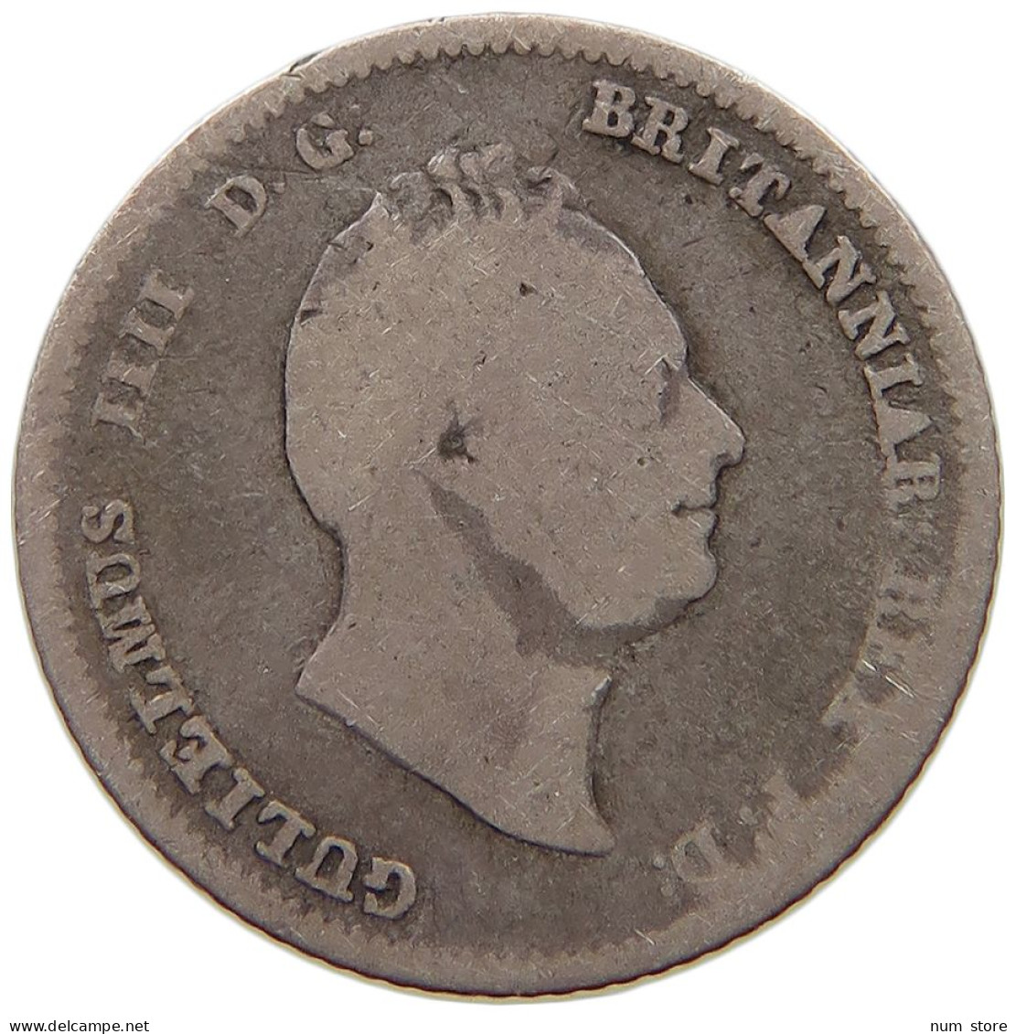 GREAT BRITAIN FOURPENCE 1836 WILLIAM IV. (1830-1837) #a091 0873 - G. 4 Pence/ Groat