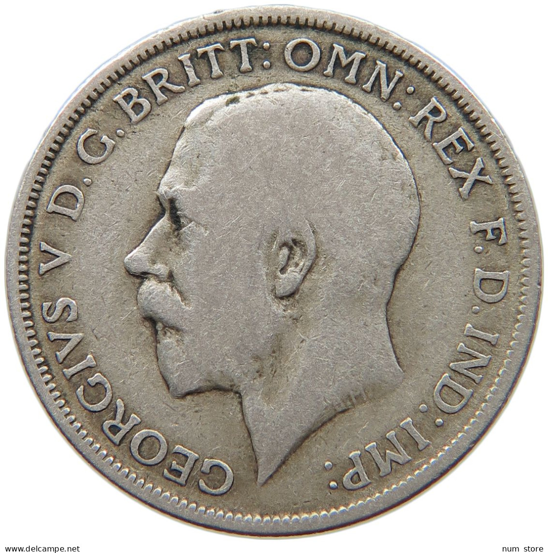 GREAT BRITAIN FLORIN 1920 George V. (1910-1936) #s016 0199 - J. 1 Florin / 2 Shillings