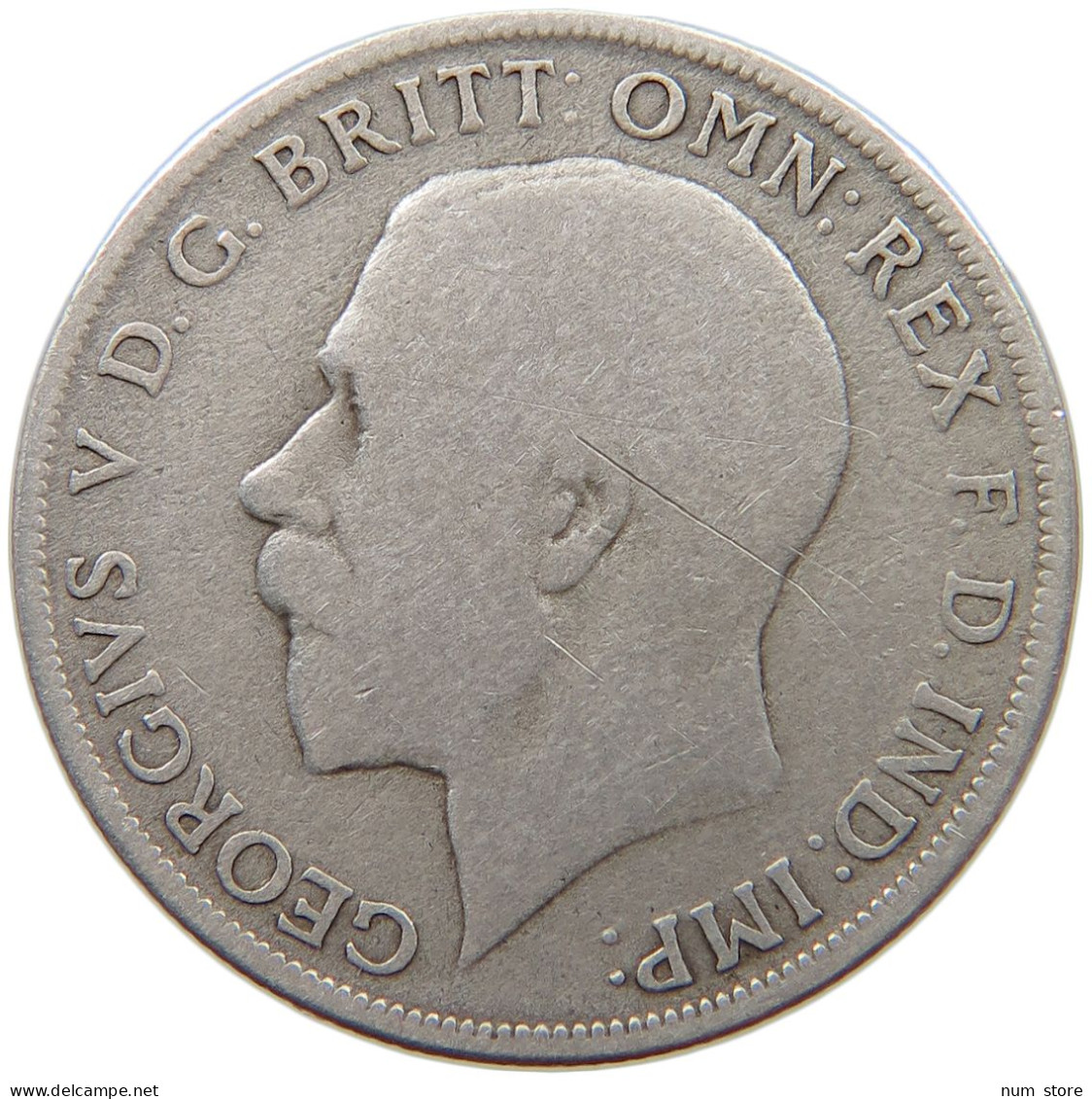 GREAT BRITAIN FLORIN 1921 George V. (1910-1936) #a082 0237 - J. 1 Florin / 2 Schillings