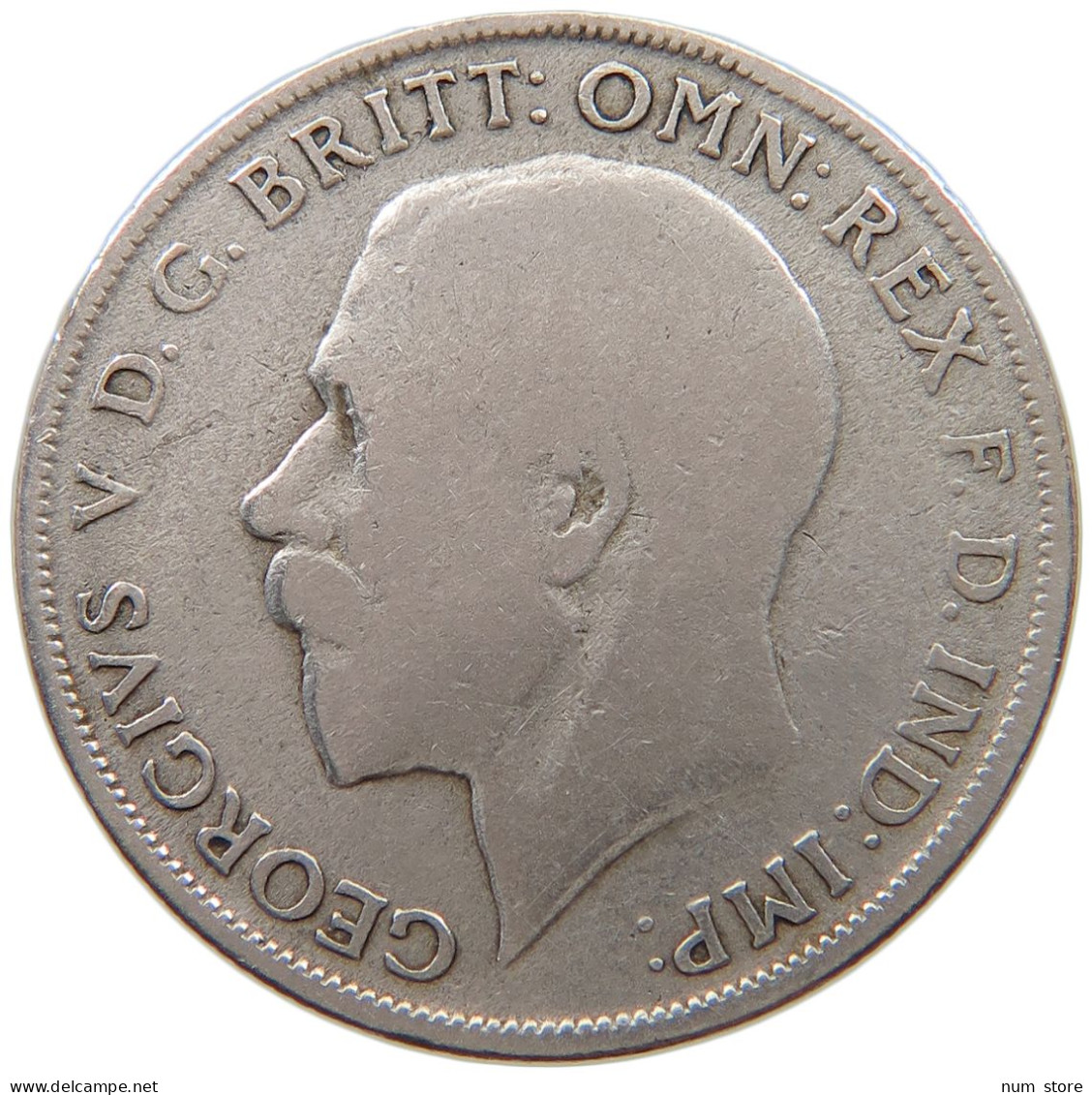 GREAT BRITAIN FLORIN 1921 George V. (1910-1936) #a057 0573 - J. 1 Florin / 2 Shillings
