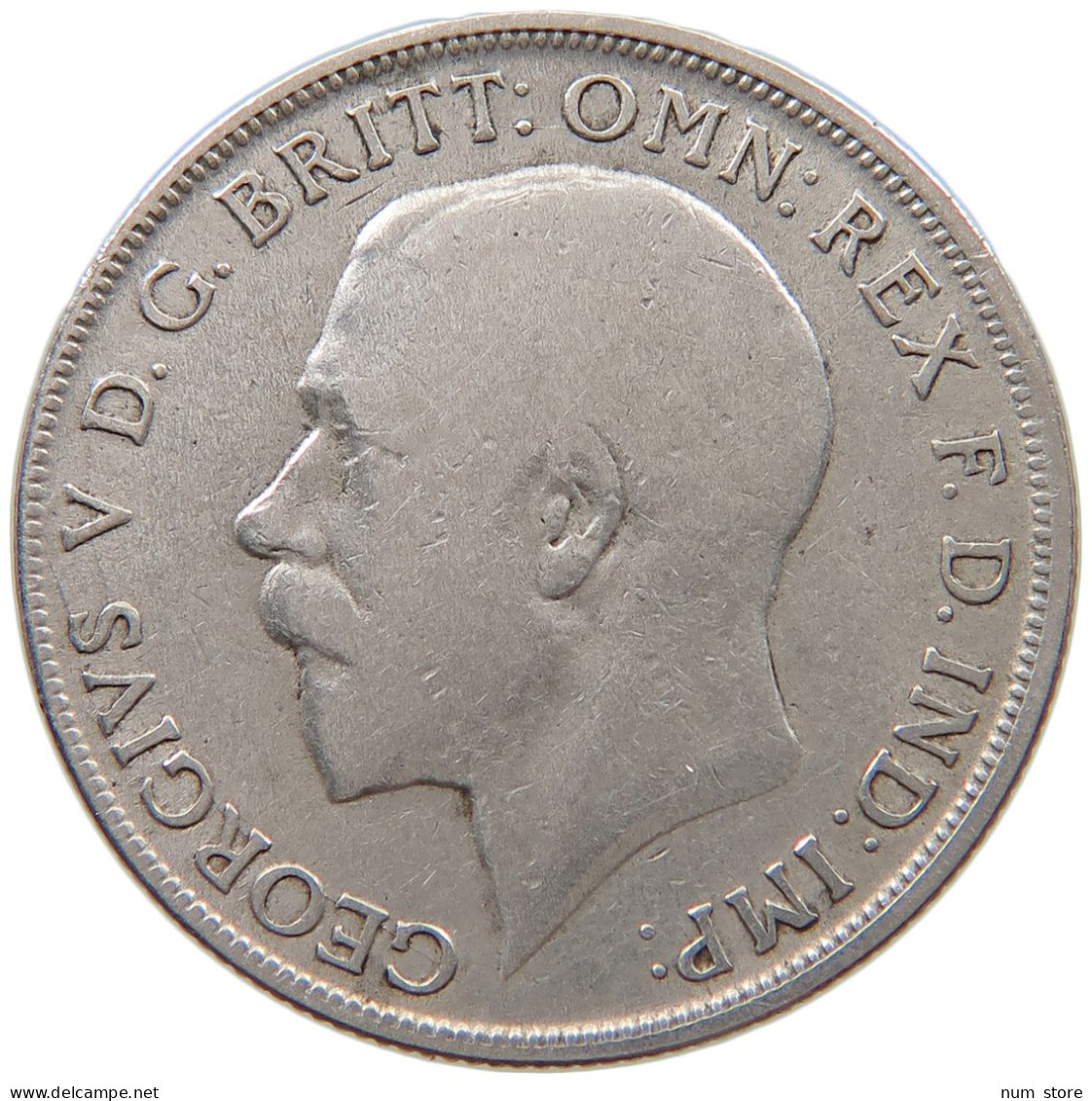 GREAT BRITAIN FLORIN 1921 George V. (1910-1936) #a057 0577 - J. 1 Florin / 2 Shillings