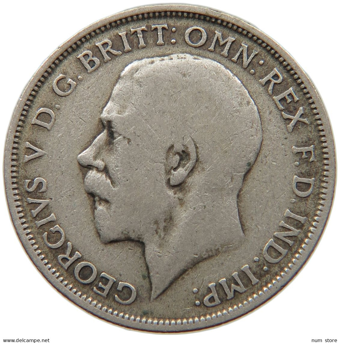 GREAT BRITAIN FLORIN 1920 George V. (1910-1936) #s016 0217 - J. 1 Florin / 2 Schillings