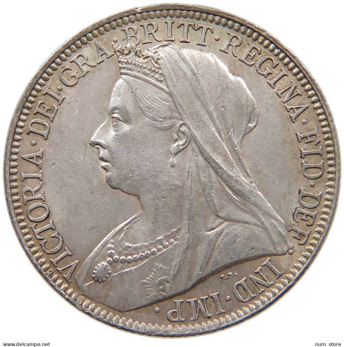 GREAT BRITAIN FLORIN 1896 Victoria 1837-1901 #t139 0165 - J. 1 Florin / 2 Schilling