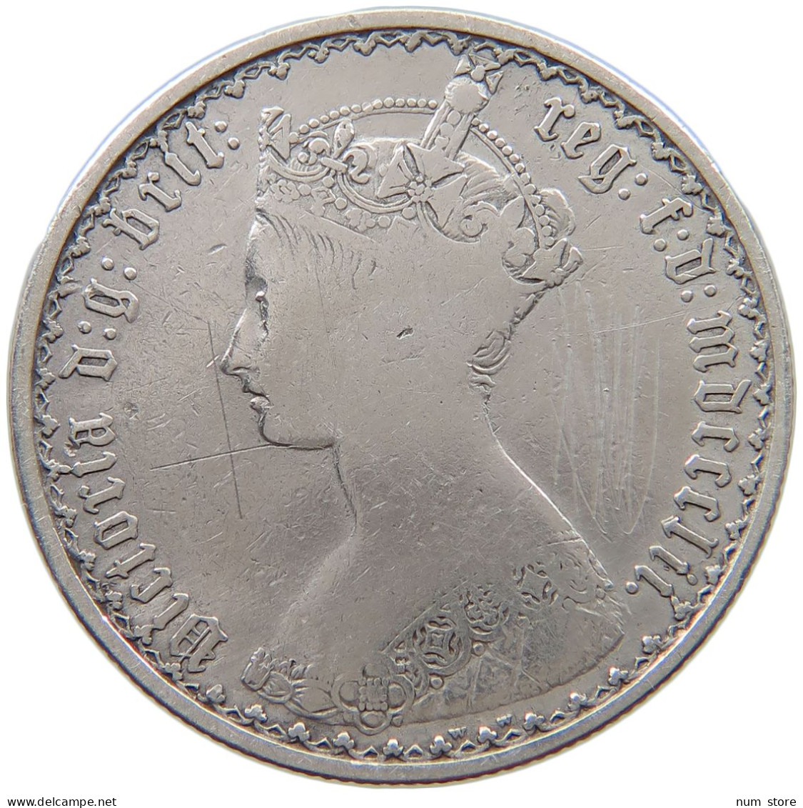 GREAT BRITAIN FLORIN 1852 Victoria 1837-1901 #a001 0279 - J. 1 Florin / 2 Schilling