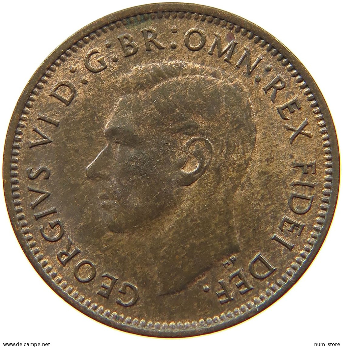 GREAT BRITAIN FARTHING 1951 George VI. (1936-1952) #a012 0067 - B. 1 Farthing