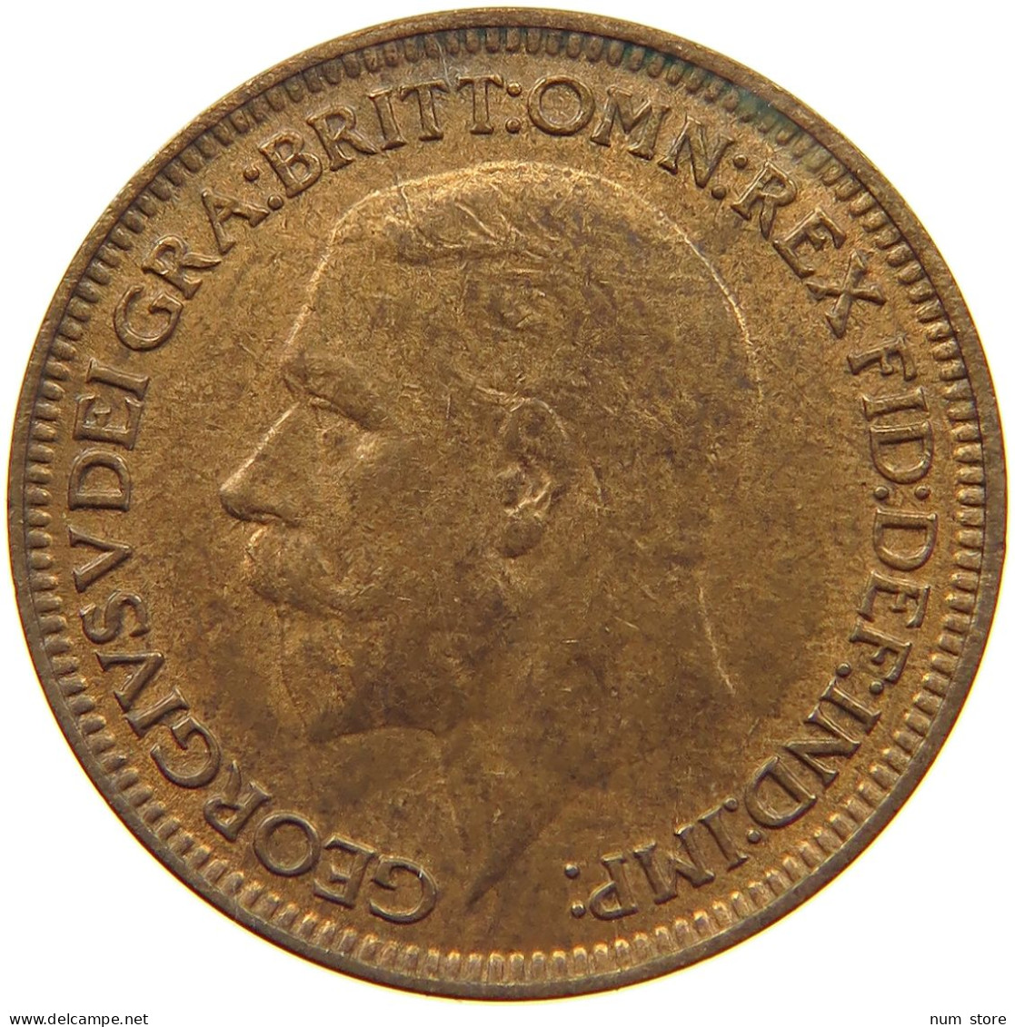 GREAT BRITAIN FARTHING 1936 George VI. (1936-1952) #s055 0123 - B. 1 Farthing